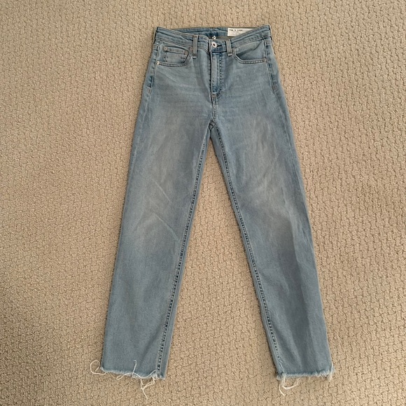 rag & bone Women's Black Nina High Waist Bootcut Jeans Size 24